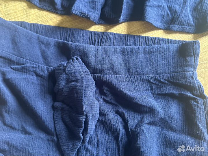 Костюм шорты с топом с рюшей tyess