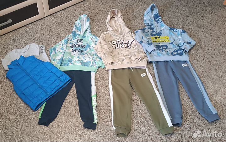 Детские вещи пакетом на мальчика размер 116