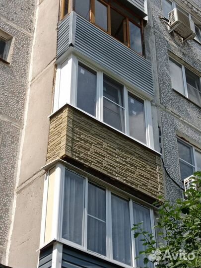 Пластиковый балкон с установкой