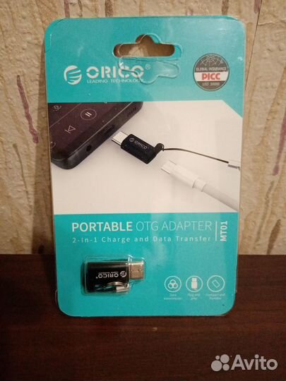 Переходник Orico OTG Micro USB/Type C