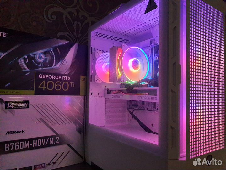 Пк RTX4060Ti Eagle Ice+Core i5 12400F/B760/DDR5/1T