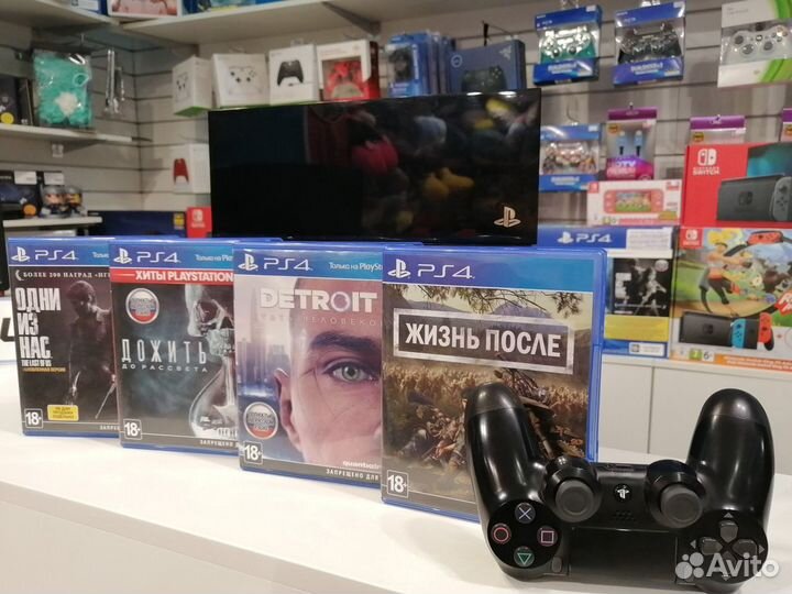 Sony Playstation 4 + эксклюзивные игры PS4