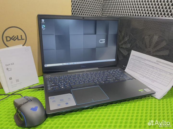 Ноутбук Dell I5-10Th/1660Ti 6Gb 120Hz Комплект