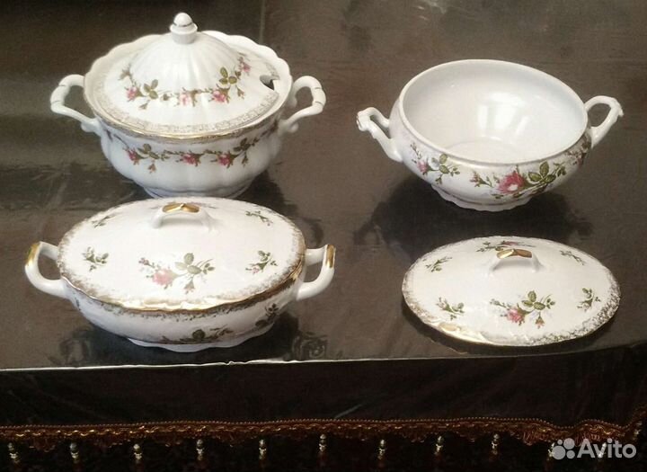 Супницы с крышкой фарфор Польша 70-80-90-х