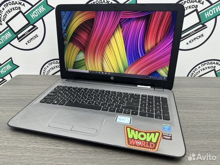 Мощный игровой HP Core i3 8Gb Radeon SSD256 fullhd