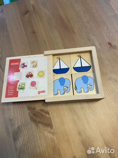 Деревянная игрушка Мемо