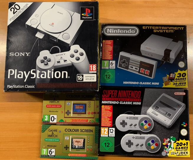 Ретро-приставки Sony, Nintendo