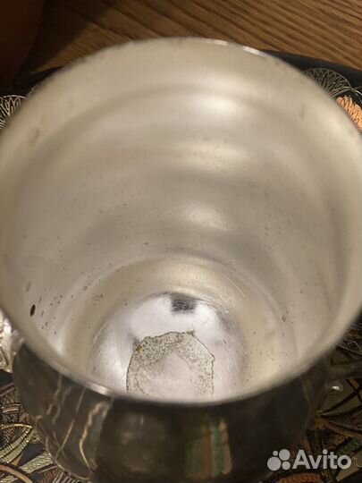 Чайник сливочник сахарница мельхиор