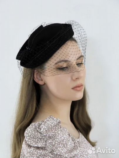 Шляпка вуалетка Mr.Hatson