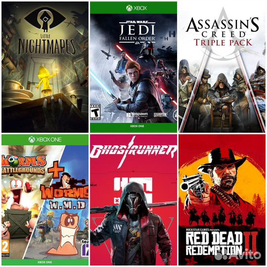 Игры на Xbox One/Series более 1012
