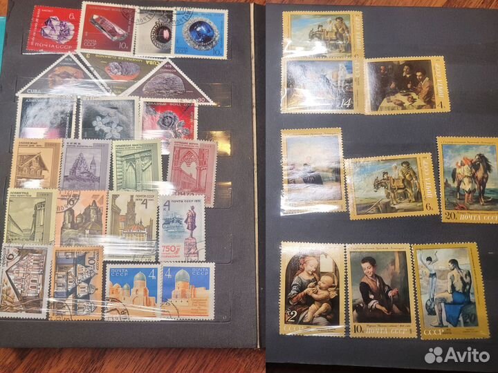Альбом марок коллекция марки СССР и др. страны