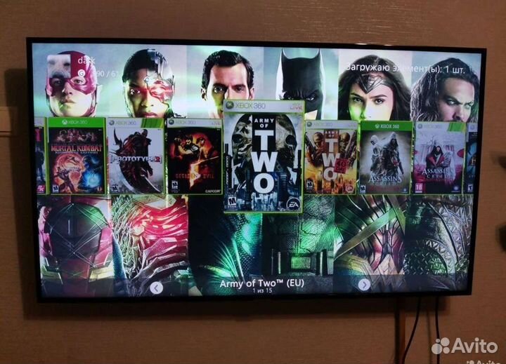 Xbox 360+установлены игры прошитый Аурора