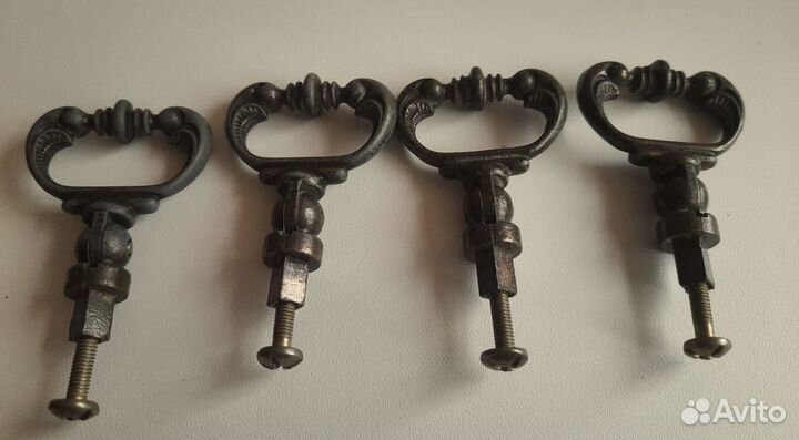 Мебельные ручки 4 шт. времен СССР