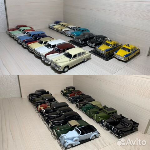 Коллекционные модели газ, зис Deagostini, нап