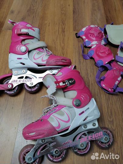 Детские ролики и защита 35-38