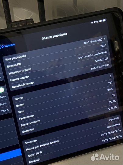 iPad Pro 2017 512гб Wi-Fi+Cellular 10.5