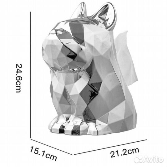 Салфетница интерьерная Бульдог