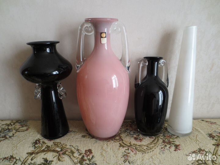 Стеклянные вазы