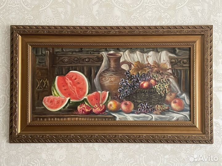 Картина маслом на холсте натюрморт