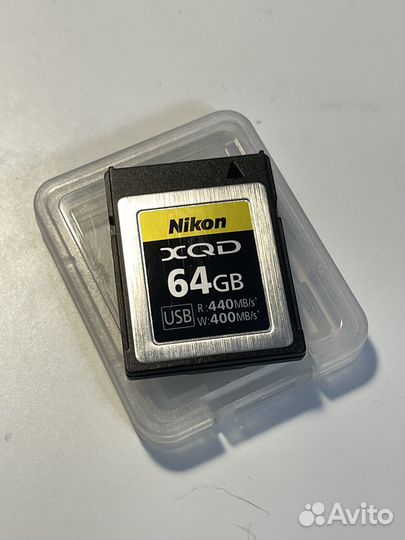 Карта памяти xqd nikon 64
