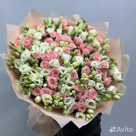 Букет белые Эустомы С доставкой