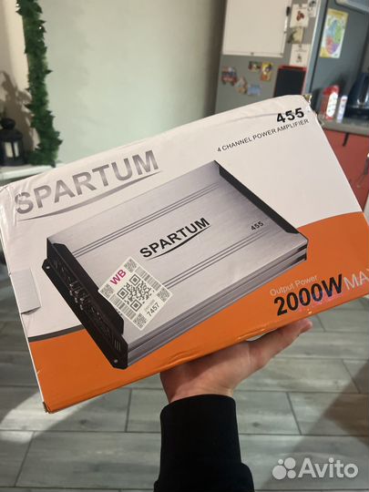 Усилитель автомобильный Spartum 455 на 2000W