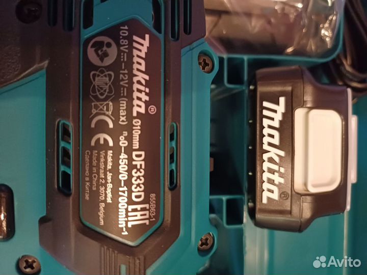 Аккумулятор.дрель Makita DF333DYX14 новая оригинал