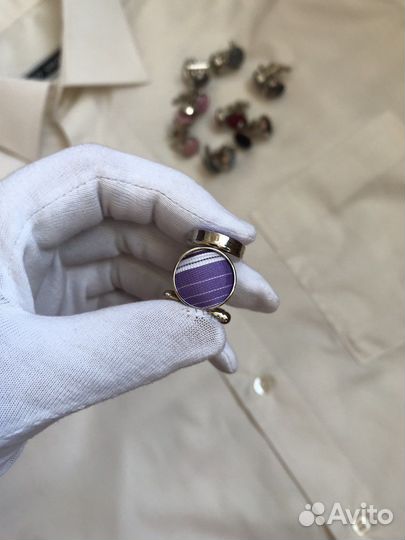 Запонки мужские 10 пар пакетом