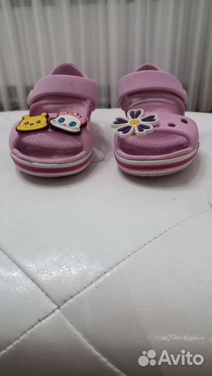 Сандалии crocs c8 для девочки