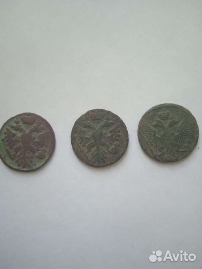 Деньга 1746 год, 1738, 1739,деньга 1748