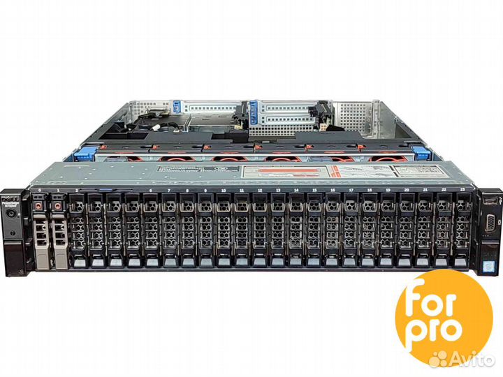 Сервер dell R730xd 26SFF 2xE5-2650v4 128GB, H730p