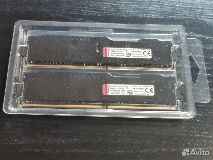 Kingston Fury HyperX ddr4 16gb 2400 (2х8gb)