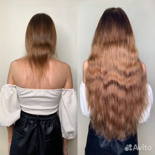 Снятие наращённых волос