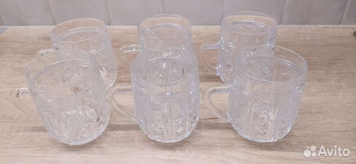 Кружка хрустальная бочонок СССР