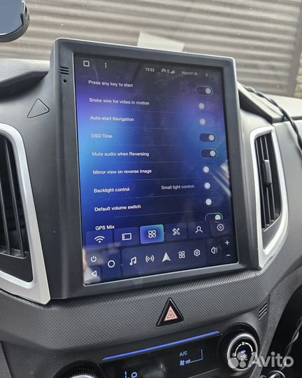 Магнитола андройд Tesla Hyundai Creta IX25