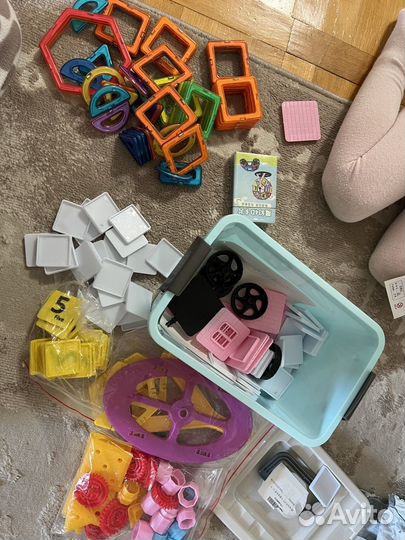 Магнитный конструктор 217 деталей