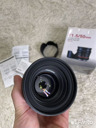 Samyang 1.5 50mm Sony E- mount (новый)