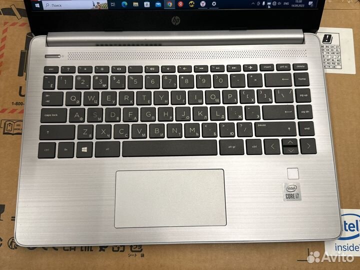 Ноутбук hp i7-1065G7