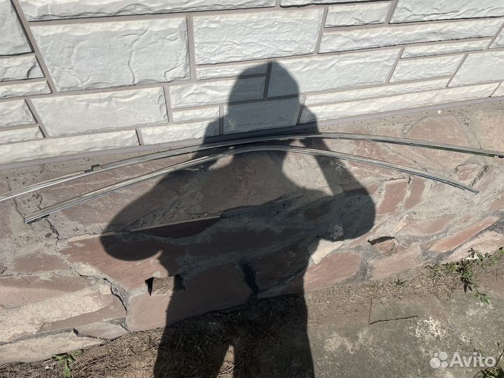 Камри 50-55 молдинг стекло хром накладка замок