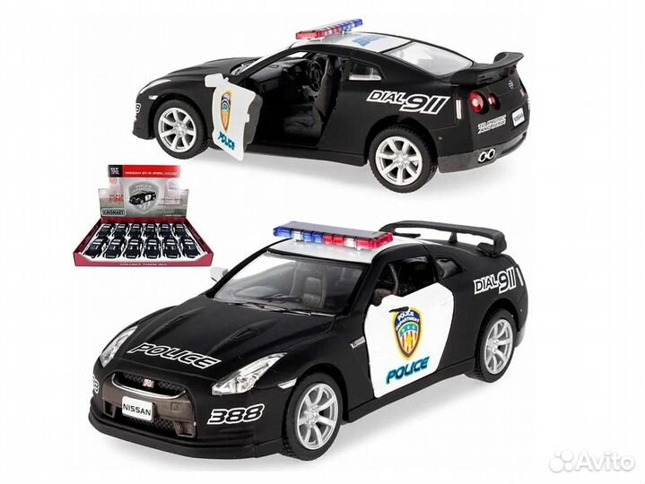 Машина 1:36 Nissan 2009 GT-R кт5340DP