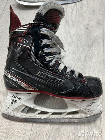Хоккейные коньки bauer 32.5