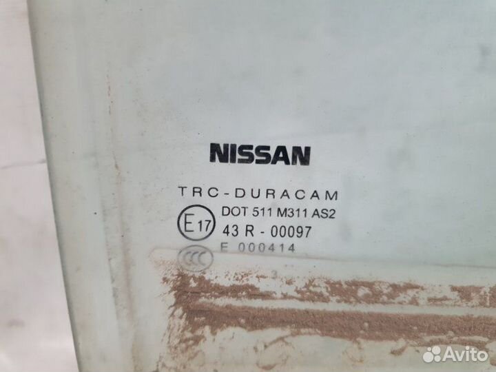 Стекло заднее правое Nissan Almera G15 K4MA490