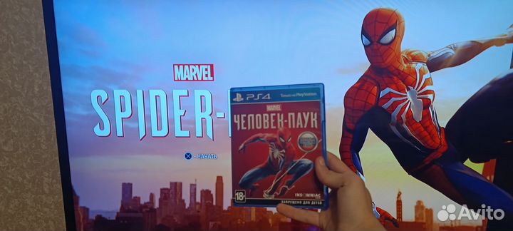 Spider man ps4 диск