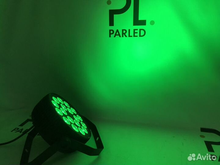 Яркий цветной прожектор PL Led par 18*18w rgbwa+UV
