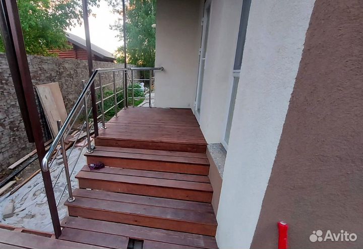 Перила для лестниц из нержавеющей стали, поручни