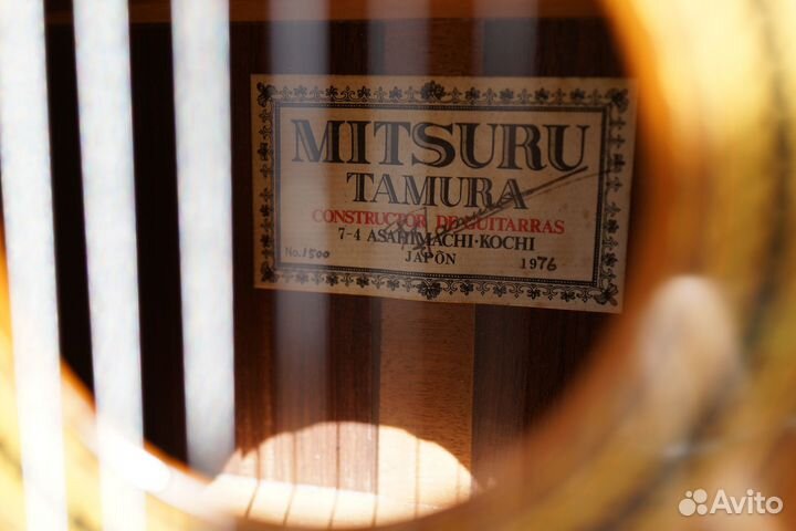 Мастеровая гитара Mitsuru Tamura №1500 (1976)