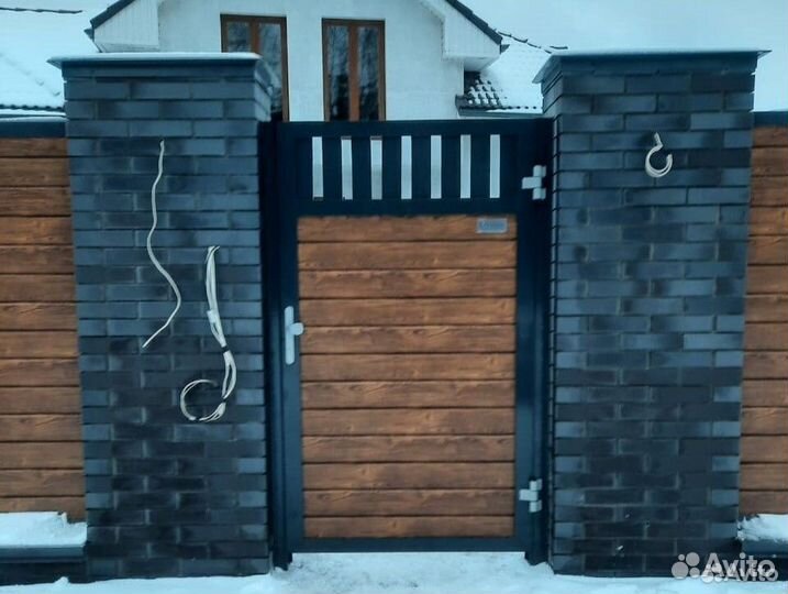 Алюминиевая калитка Alutech под ключ