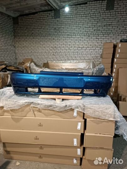 Бампер ваз 2110 сине - зелёный (капри)