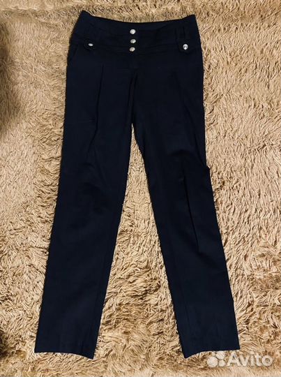 Брюки чёрные зауженные с идеальной посадкой