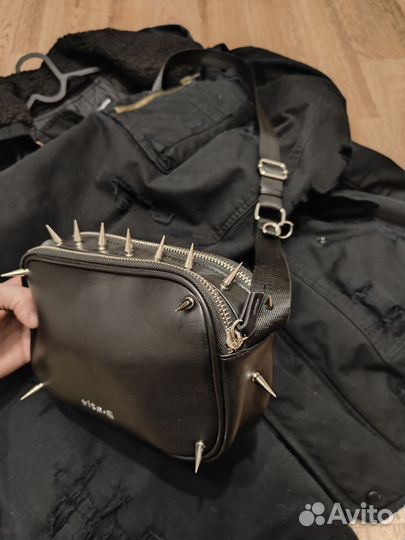 Сумка с шипами кастомная